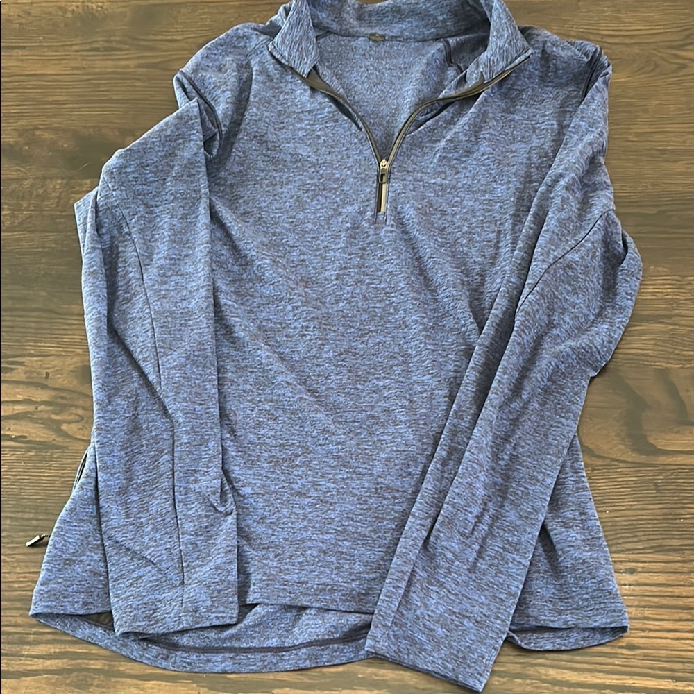 lululemon Blue Quarter-Zip Sweatshirt